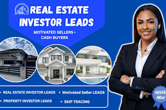 generate real estate investor leads and motivated seller leads