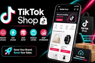 upload tiktok shop products shop setup product listing shop optimization