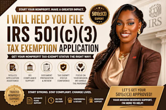 help you file irs 501c3 tax exemption application
