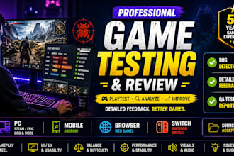 professionally playtest and review your game