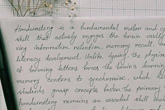 handwrite any documents, letters or anything