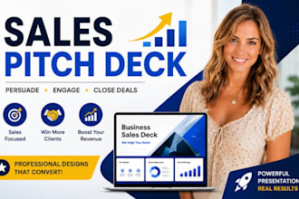 sales pitch deck, sales deck presentation, marketing presentation, b2b sales pro