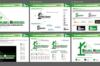 design a professional brand identity and graphic charter