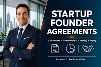 draft an investor ready startup founder shareholder agreement