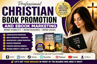 do christian book promotion, christian ebook promotion and ebook marketing