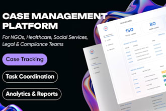 build case management platform CRM workflow system internal reporting dashboard