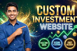 create your any investment website