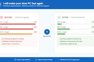 fix your slow windows PC and make it run like new