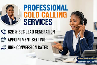 do b2b cold calling, appointment setting and lead generation