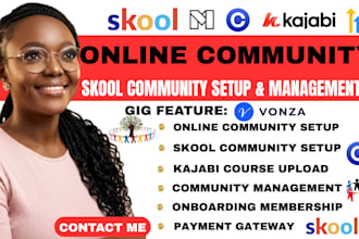 skool community setup skool course creation ghl skool membership kajabi course
