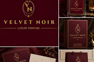 design a minimalist luxury monogram logo for your brand