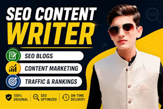 do SEO content writing, blog writing and content marketing