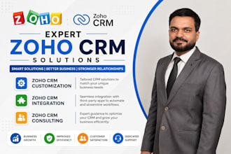 automate and customize zoho CRM, zoho creator, and zoho one