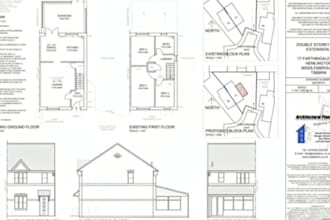 adu permit drawings full set floor plan elevation site plan title 24 structural