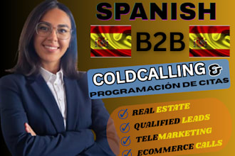 do bilingual cold calling and b2b appointment setting for qualified leads
