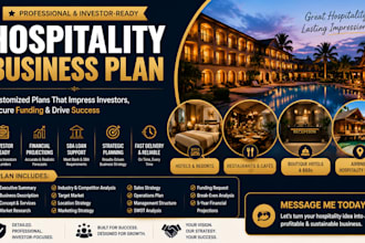 design investor ready resorts airbnb hospitality boutique hotels business plan