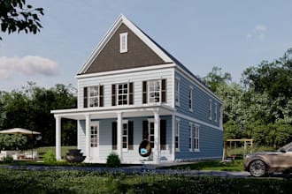 redesign 3d house plan, autodesk revit model, 3d rendering from dwg, jpg, or PDF
