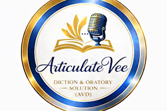 record a clear standard english voiceover