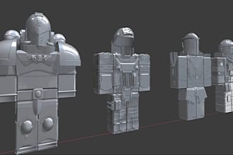 do roblox character models for you