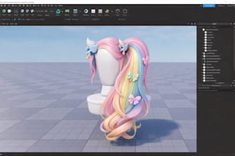 create roblox hair and ugc hair accessories