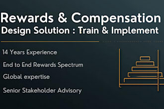 design your compensation framework, salary structure and incentive plans