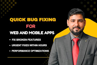 do fix bugs in react, PHP, laravel websites and mobile apps