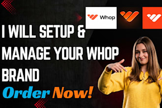 setup whop store for your digital product and other business