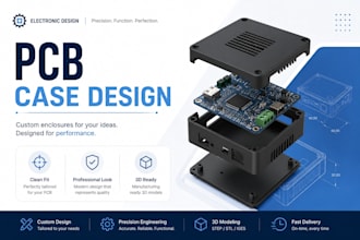 design a professional pcb enclosure for your electronic product