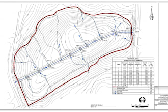 prepare detailed stormwater runoff calculations and hydrology reports