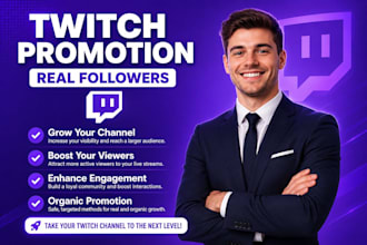 do twitch promotion to boost your twitch live viewers