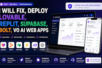 fix lovable app bugs, deploy replit apps supabase integrations lovable ai app