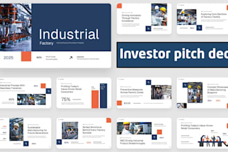 do sales deck, investor pitch deck, redesign powerpoint presentation PPT