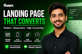 design a conversion focused landing page for your business