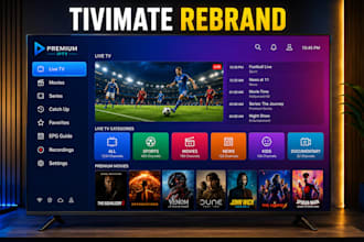 rebrand tivimate iptv player into your branded white label app