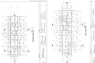 create revit floor plan 3d model bim and architectural drawings