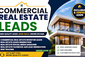 do commercial real estate lead generation and facebook ads