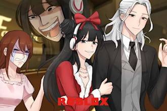 create an anime style pfp of your roblox avatar