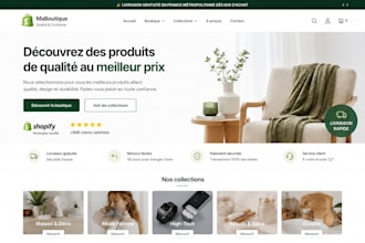 creer une boutique shopify francaise entierement traduite