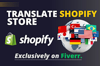 translate your shopify store into multilingual languages in 24 hrs