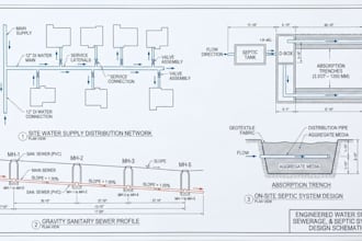 design engineered water supply, sewerage, and septic systems