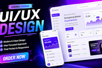 design uiux dashboards admin panels and business portals in figma