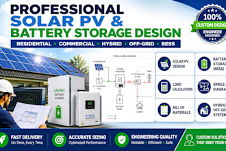design solar battery storage photovoltaic pv and bess systems