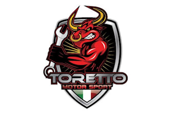 design magnificent motor sport theme logo