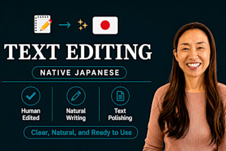 edit and polish your japanese text