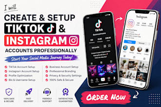 create USA tiktok account, USA instagram account, tiktok USA instagram account