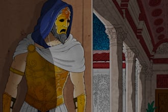 illustrate a character for you