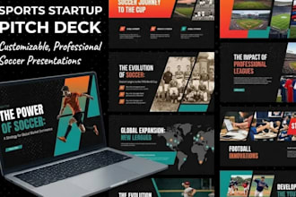 design, redesign pitch deck, powerpoint presentation, canva and google slides