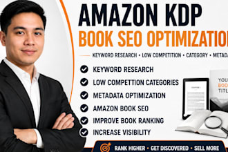 do amazon kdp book keyword research low competition category metadata optimize