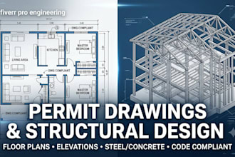 be your structural engineer for building permit drawings and floor plans
