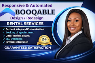 booqable website setup, booqable rental website design online booking website